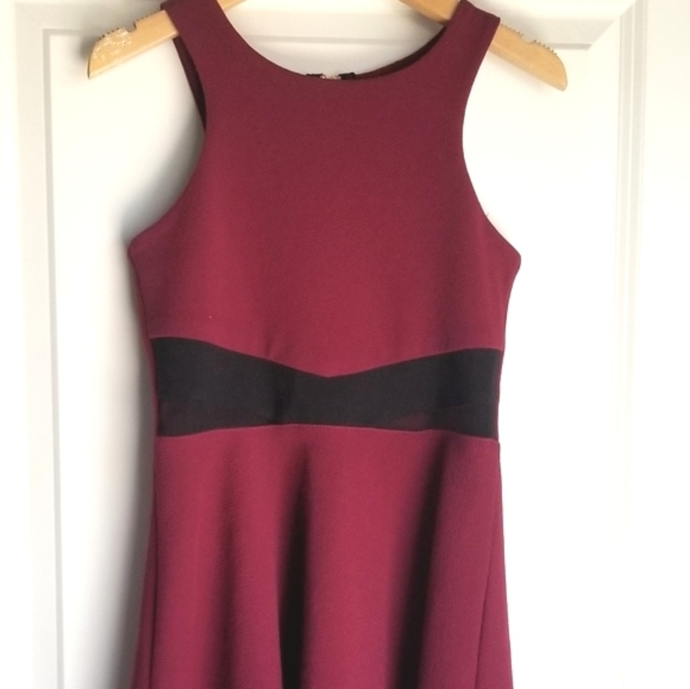 Sally Miller Dress Dark Red Size 8